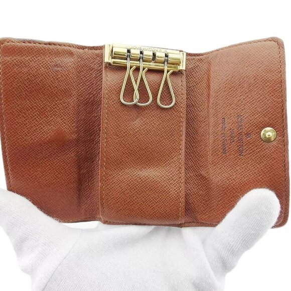 LOUIS VUITTON Key Case Monogram Monogram Canvas Authentic Used - Picture 6 of 9